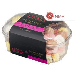 LITALY - ASSORTED MERINGUES COOKIES - 4OZ
