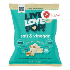 LIVE LOVE POP - SALT & VINEGAR POPCORN - 1OZ