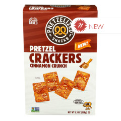 PRETZELIZED - PRETZEL CRACK CINNAMON CRUNC - 6.5OZ - PK12