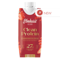 ELMHURST - PROTEIN - STRAWBER & CREAM - 11OZ
