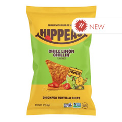 HIPPEAS - TORTILLA CHIPS - CH LIMON CHILLIN - 5OZ - PK6