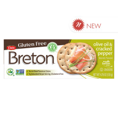 DARE - BRETON - GLUTEN FREE - CRACKED PEPPER - 4.76OZ - PK6