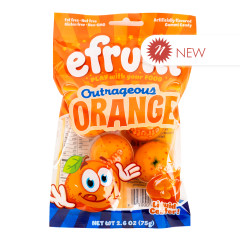 EFRUTTI OUTRAGEOUS ORANGE 2.6 OZ PEG BAG