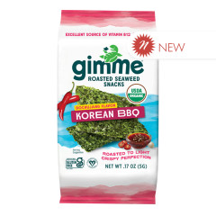 GIMME - KOREAN BARBECUE SEAWEED SNACKS SINGL - 0.32OZ