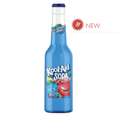 KOOL-AID BLUE RASPBERRY LEMONADE SODA 12 OZ BOTTLE