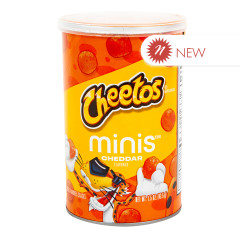 CHEETOS - MINIATURE CANISTER ME CHEDDAR - 1.5OZ - PK6