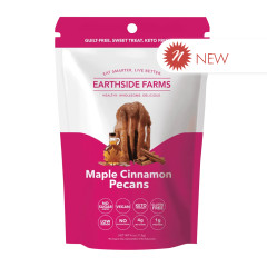 EARTHSIDE FARMS - MAPLE CINNAMON PECANS - 4OZ