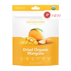 EARTHSIDE FARMS - DRIED ORGANIC MANGOES - 2.8OZ