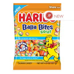 HARIBO BALLA BITES SOUR PEG 4.5 OZ