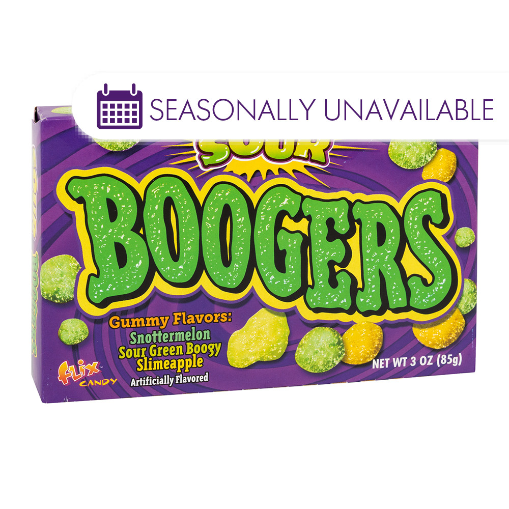 Sour Box of Boogers 3.25 oz Box Nassau Candy