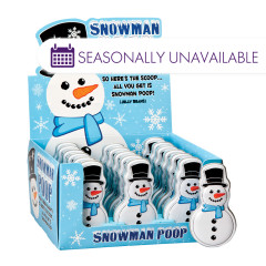 SNOWMAN POOP JELLY BEANS 1.3 OZ TIN