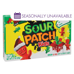 SOUR PATCH KIDS CHRISTMAS 3.1 OZ THEATER BOX