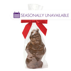 NANCY ADAMS SOLID MILK CHOCOLATE SANTA 7 OZ