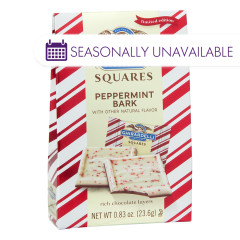 GHIRARDELLI PEPPERMINT BARK SQUARES 0.83 OZ BAG