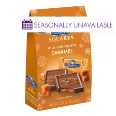 GHIRARDELLI MILK CHOCOLATE CARAMEL SQUARES 1.06 OZ BAG