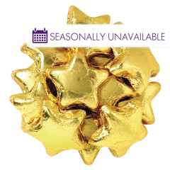 MADELAINE MILK CHOCOLATE FOILED STARS GOLD