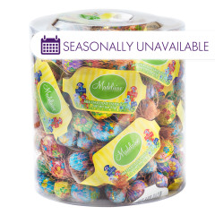 MADELAINE MILK CHOCOLATE FOILED EASTER EGGS 2 OZ MESH BAG