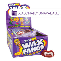 WACK-O-WAX WAX FANGS CHERRY FLAVORED 0.04 OZ