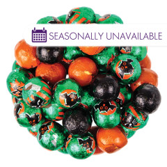 MADELAINE MILK CHOCOLATE HALLOWEEN FOILED BALLS