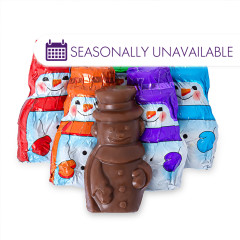 MADELAINE MINI MILK CHOCOLATE FOILED SNOWMEN