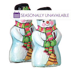 MADELAINE MILK CHOCOLATE SEMI SOLD SNOWMAN 1.5 OZ