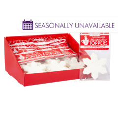 MARSHMALLOW TOPPER SNOWFLAKE 0.25 OZ