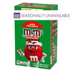 M&M'S CHRISTMAS MINI MILK CHOCOLATE M&M'S 1.77 OZ MEGA TUBE