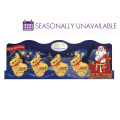 LINDT MILK CHOCOLATE MINI SLEIGH 5 PC 1.7OZ