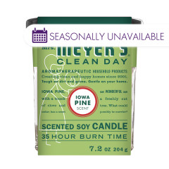 MRS. MEYER'S IOWA PINE SOY CANDLE 7.2 OZ JAR