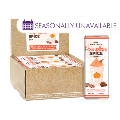 CLEVER CANDY PUMPKIN SPICE FILLED MILK CHOCOLATE 1.75 OZ BAR