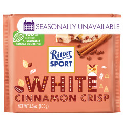 RITTER BAR WHITE CINNAMON CRISP WINTER EDITION 3.5 OZ