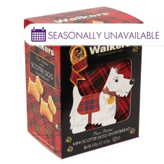 WALKERS SHORTBREAD COOKIE 3D SCOTTIE DOG TIN 5.3 OZ BOX