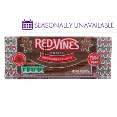 RED VINES GINGERBREAD TWISTS 4 OZ