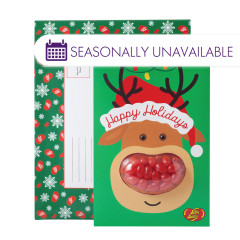 JELLY BELLY CHRISTMAS RUDOLPH 1 OZ GREETING CARD