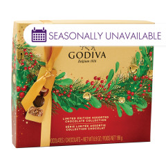 GODIVA 18 PC HOLIDAY ASSORTMENT 7.75 OZ BOX