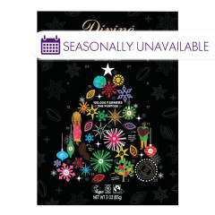 DIVINE DARK CHOCOLATE ADVENT CALENDAR 3 OZ BOX