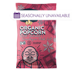 LESSER EVIL ORGANIC DARK CHOCOLATE HIMALAYAN PINK SALT POPCORN 6.4 OZ POUCH