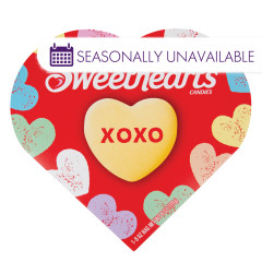 THE ORIGINAL SWEETHEARTS CONVERSATION HEARTS 5 OZ HEART BOX - PK6