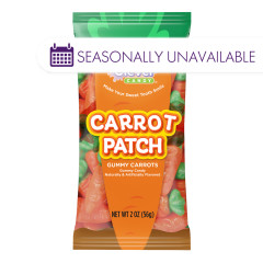 CLEVER CANDY CARROT PATCH GUMMY CARROTS 2 OZ BAG