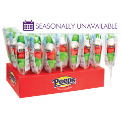 PEEPS ASSORTED MARSHMALLOW CHICKS POP 1.38 OZ