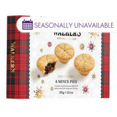 WALKERS MINCE PIES 13.1 OZ BOX