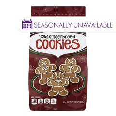 STAUFFER'S ICED GINGERBREAD COOKIES 12 OZ BAG
