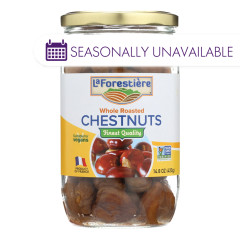 LA FORESTIERE ROASTED WHOLE CHESTNUTS 14.8 OZ JAR