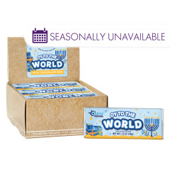CLEVER CANDY OY TO THE WORLD MILK CHOCOLATE 1.75 OZ BAR