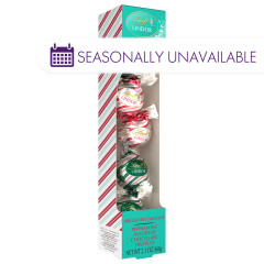 LINDT LINDOR PEPPERMINT DUO TRUFFLES 2.1 OZ TUBE