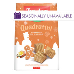 LOACKER QUADRATINI GINGERBREAD 8.82 OZ BAG