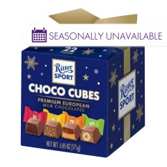 RITTER SPORT CHOCO CUBES HOLIDAY 6 OZ BOX