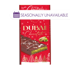 BEEMAX - DUBAI CHOCOLATE BAR XMAS RED - 7.05OZ - 6CT - 6/CS