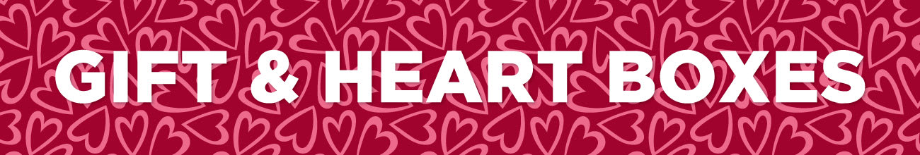 Valentine’s Day gifts with chocolate heart boxes, gourmet chocolates, truffles, gift assortments, and festive packaging