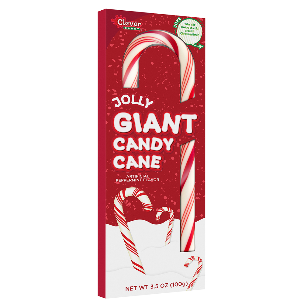Clever Candy Peppermint Candy Cane Cradle Box | Nassau Candy